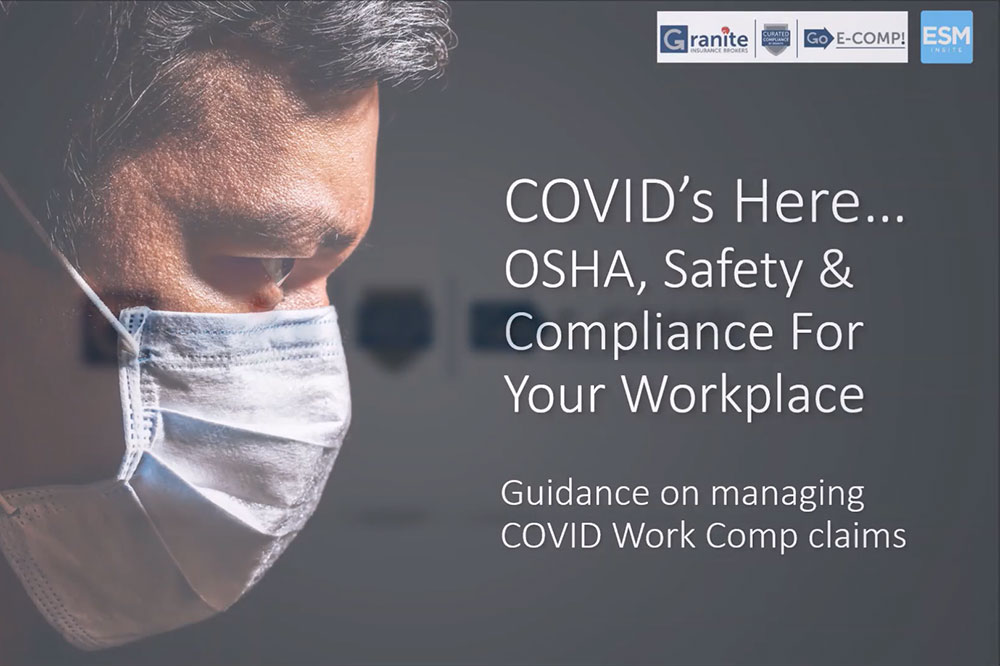 Webinar: Guidance on managing COVID Workers’ Compensation Claims